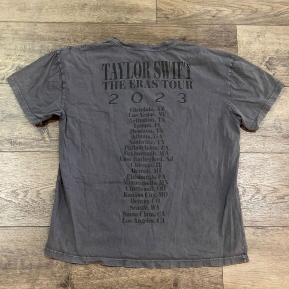 Taylor Swift The Eras Tour 2023 Gray Multicolor T-Shirt - Adult Size XL - Picture 4 of 6